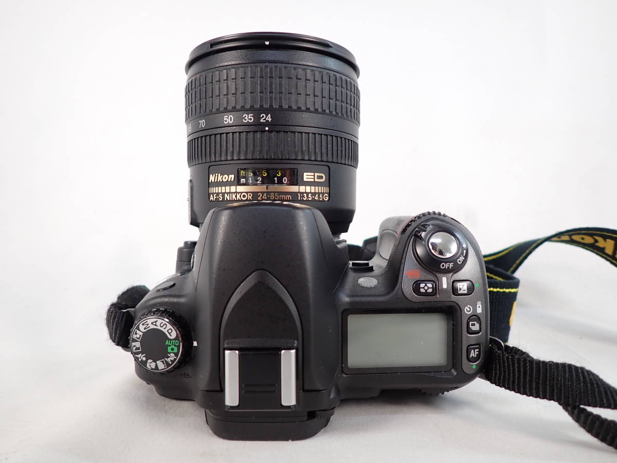 NIKON ニコン D80 AF-S 24-85mm 1:3.5-4.5 Φ67 カメラ レンズ デジタル 一眼レフ キャップ付き_画像5