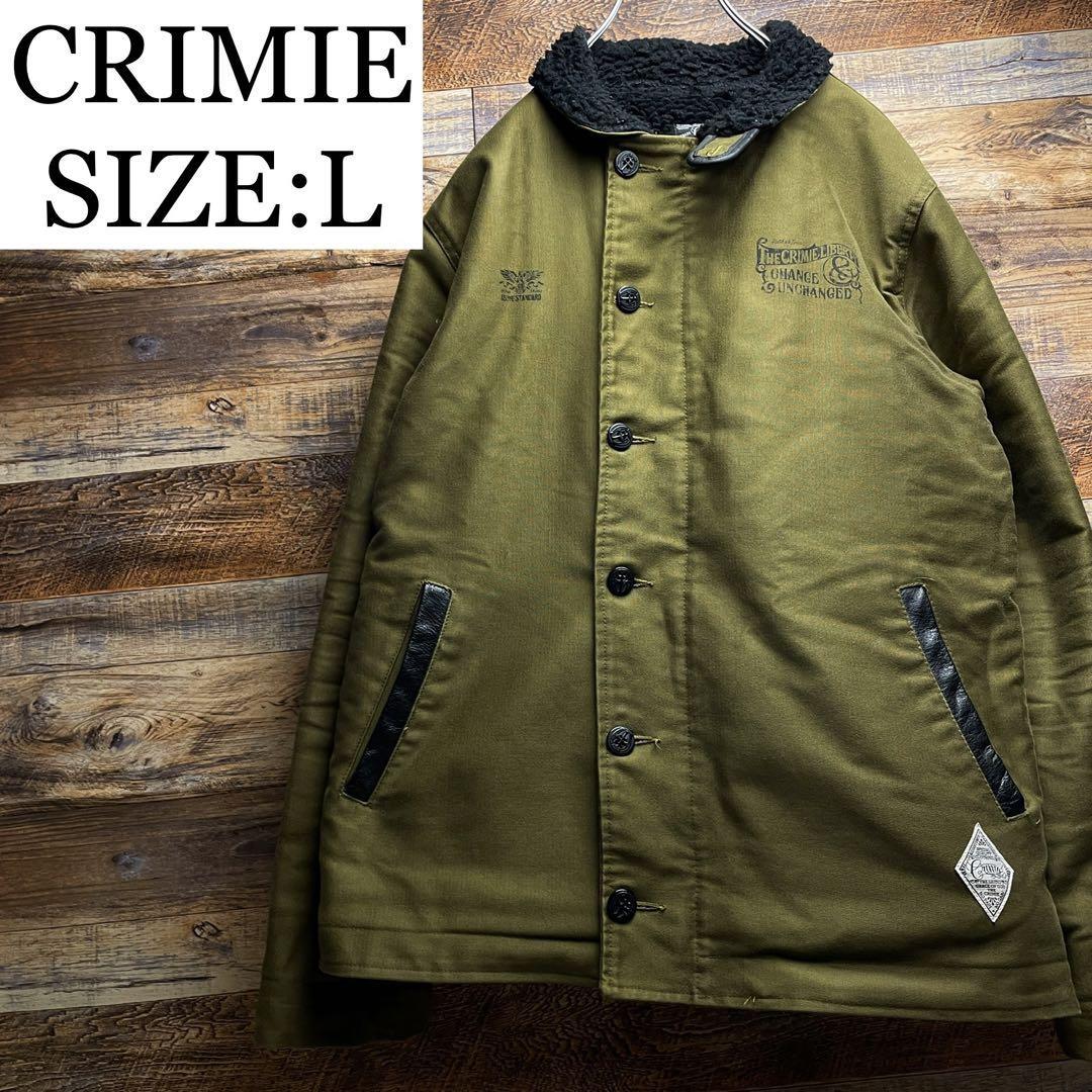 CRIMIE クライミー N-1型 デッキジャケット 古着 緑 オリーブ CRIMIE クライミー N-1型 デッキジャケット 古着 緑 オリーブ