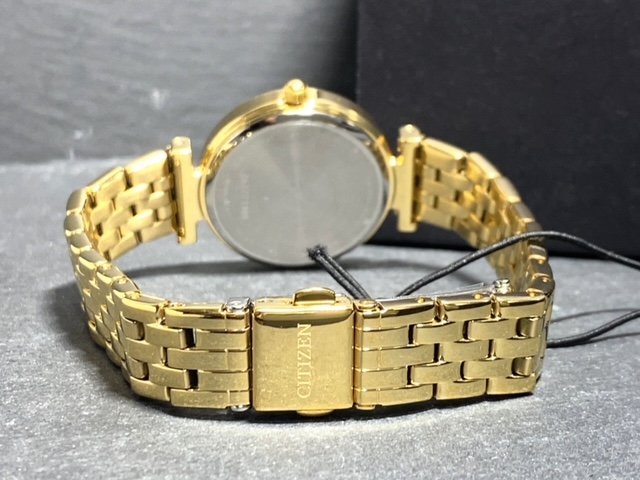 新品 腕時計 正規品 シチズン CITIZEN レディース 女性 クオーツ アナログ腕時計 ステンレス 5気圧防水 シンプル 3針 ゴールド プレゼント_画像7