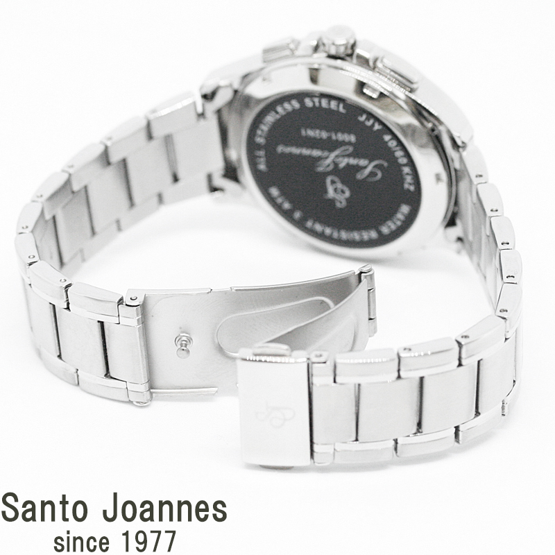  【新品倉庫端数品処分】SantoSanto Joannes（セントジョイナス）電波ソーラー腕時計 メンズ _画像5
