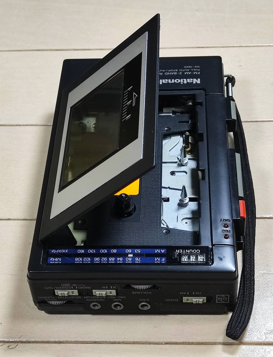 美品■　national　RX-1900　カセットレコーダー　ケース付■　_画像7