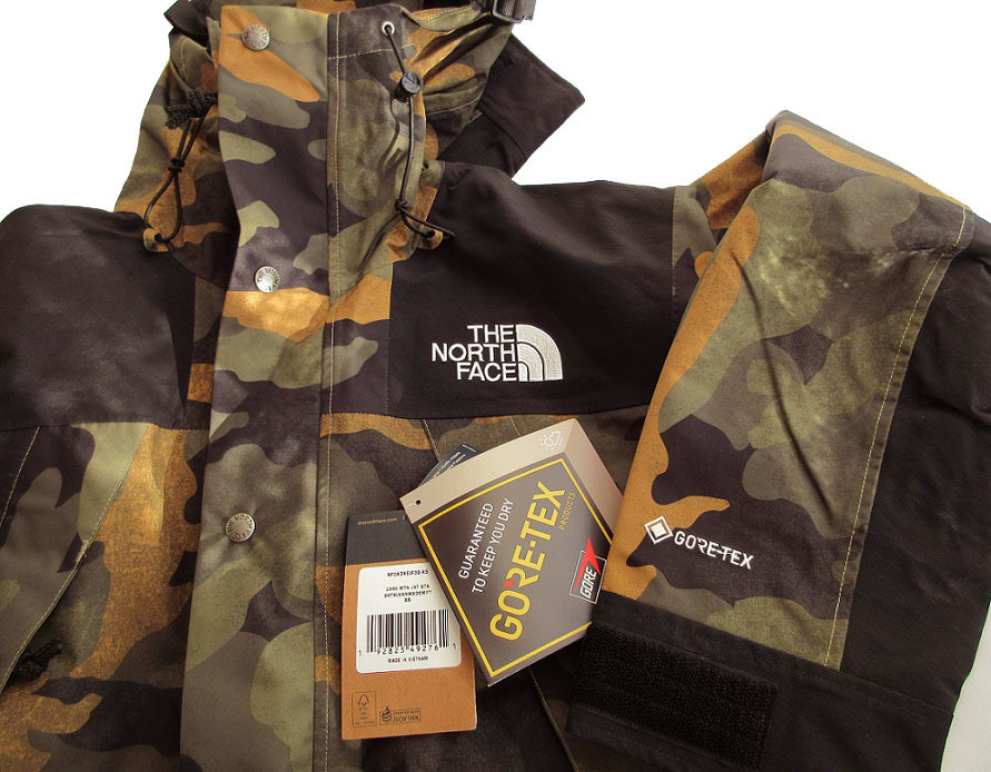 The North Face ノースフェイス 1990 MOUNTAIN ゴアテックス ジャケット XSサイズ Gore-tex カモフラ