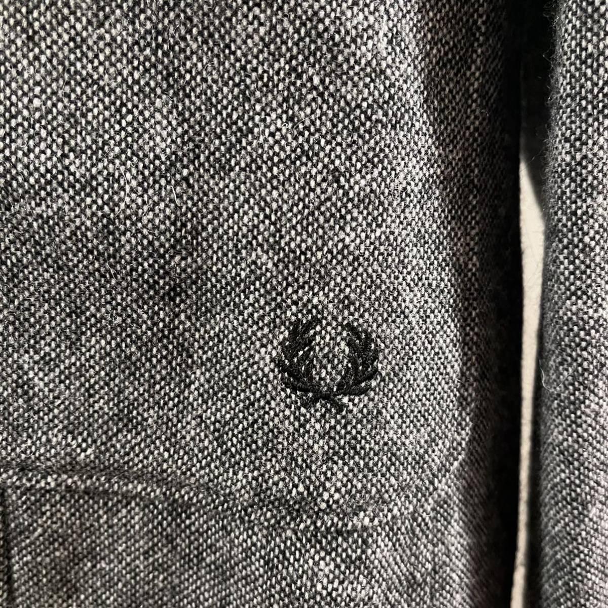 フレッドペリー　エンブレムツイードジャケット Emblem Tweed Jacket サイズM FRED PERRY_画像7