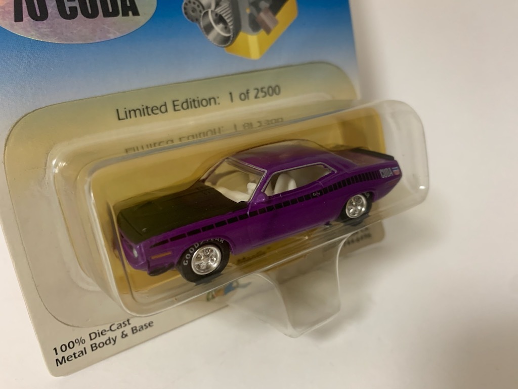 ☆1998 JOHNNY LIGHTNING LIMITED EDITION Mopar Madness【1970 PLYMOUTH AAR CUDA】２台セット 1/64☆_画像7