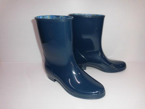 sale 25.0cm Achilles Curren 310 iron navy blue robust . made in Japan woman lady's gardening gardening car wash farm work rubber boots rain shoes boots 