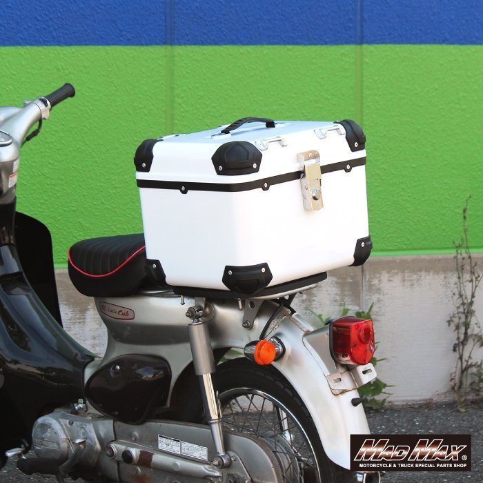 MADMAX バイク用品 オートバイ用 リアボックス E560 トップケース アクロス 45L ブラック/パニアケース ツーリング キャンプ【送料800円】_画像10