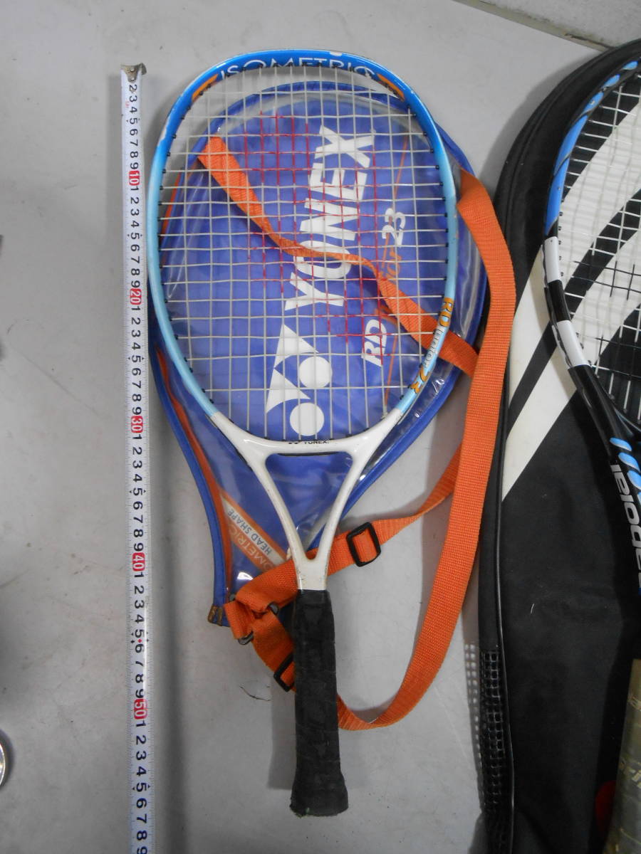 ☆テニスラケット ミズノ Babolat YONEX 3本セット！140サイズ発送の画像4