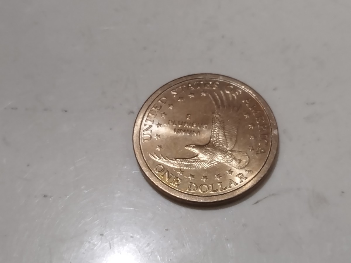 アメリカ貨幣 2000年 コイン 記念硬貨 サカガウィア インディアン女性 1ドル硬貨  の画像2