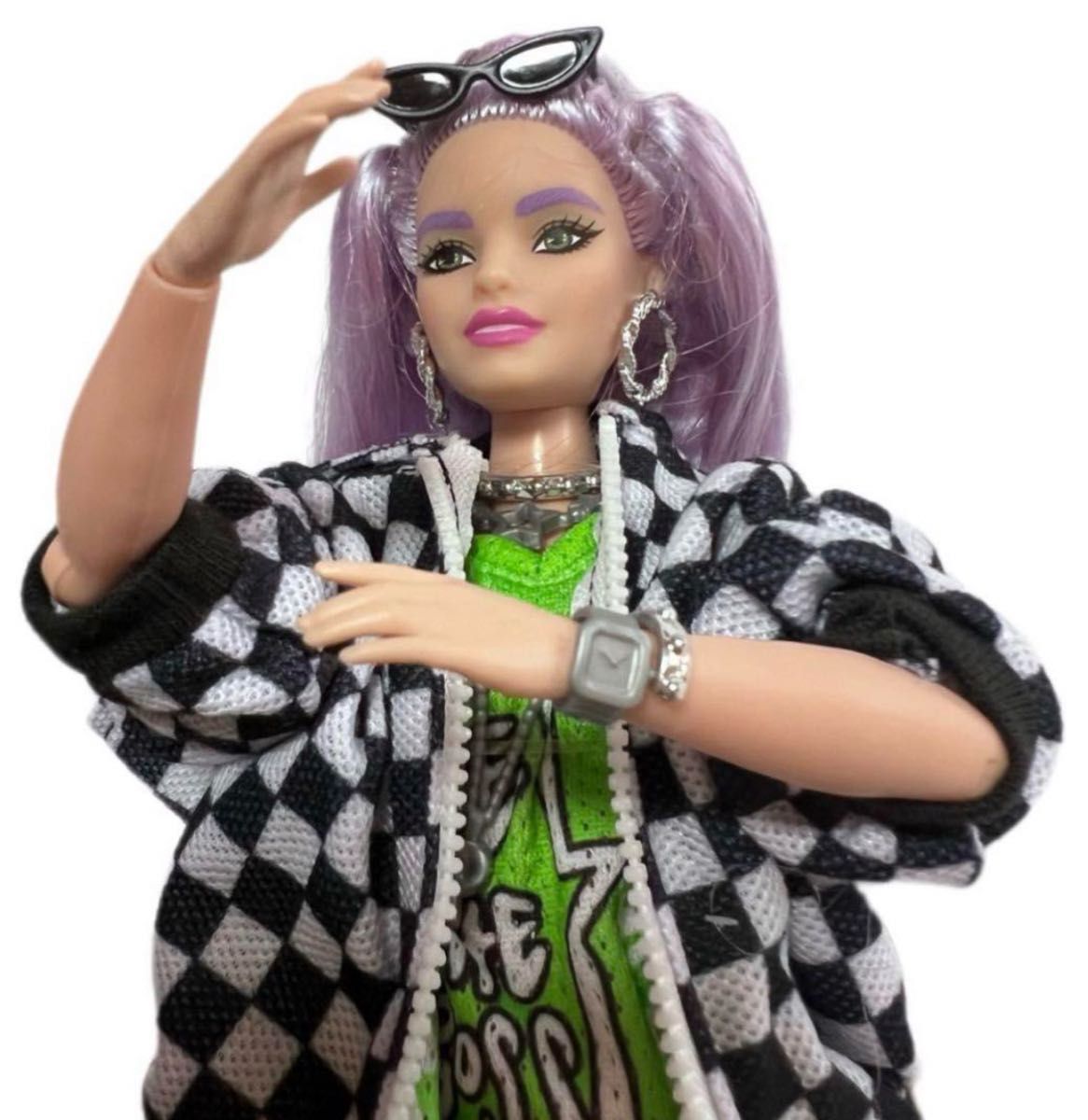 本体 バービー人形 エクストラ カー レーシング ジャケット