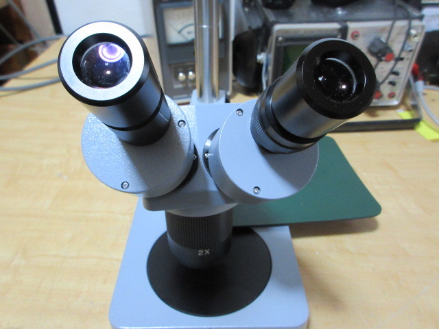 電子製作　サービスベンチに１台　顕微鏡　宝山　L-50　ステレオマイクロスコープ_画像2