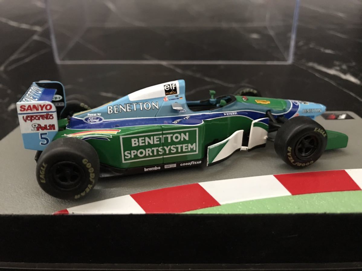 ベネトンB194 ミハエル　シューマッハ　1994年　1/43 - Deagostini F1マシンコレクション　デアゴスティーニ　ルノー_画像4