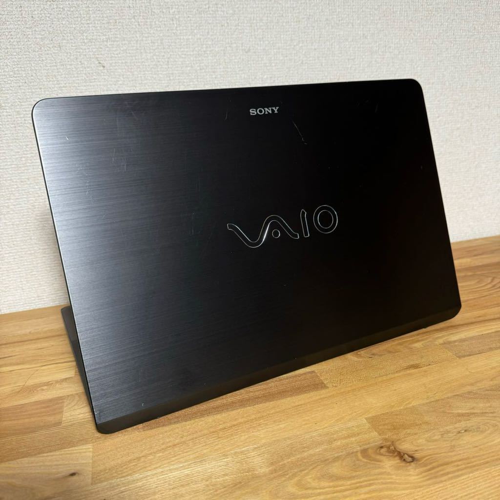 【BIOS確認】SONY VAIO / SVF15A1A1J / メタルブラック / SSD 256GB メモリ4GB / 純正アダプター付 _画像8