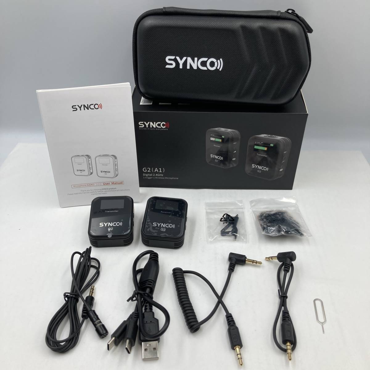 【未検品】ワイヤレスピンマイク SYNCO G2(A1)/Y13176-O2_画像1