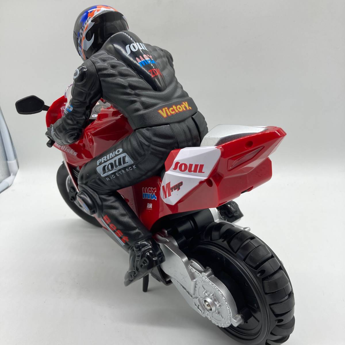 【訳あり】HUI CAN Motorcycle ラジコンカー 子供 ラジコンオートバイ おもちゃ /Y13710-B3_画像4