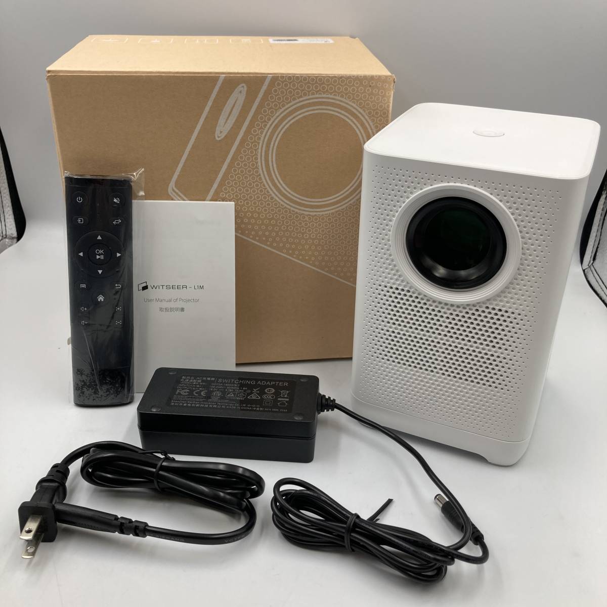 通電確認済み】WITSEER ホームプロジェクター(L1M)Projector 通電確認済み】WITSEER ホームプロジェクター(L1M)Projector