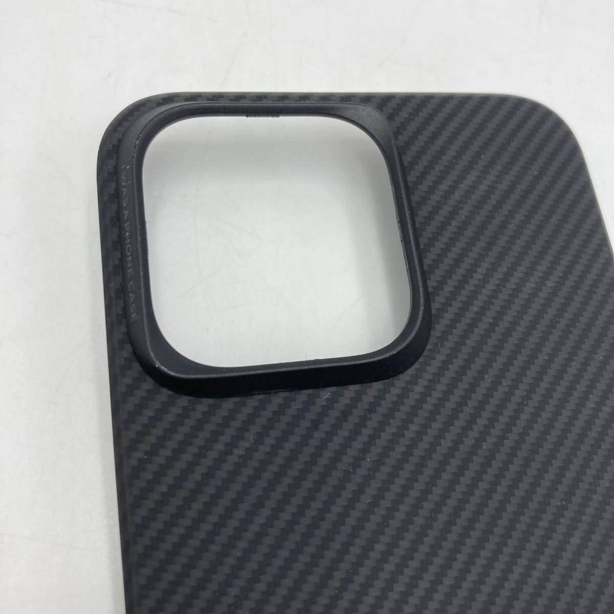 【美品】PITAKA iPhone15proMax ケース 浮織600Dアラミド繊維製 MagSafe対応 MagEZ Case 4/Y14092-P2の画像8