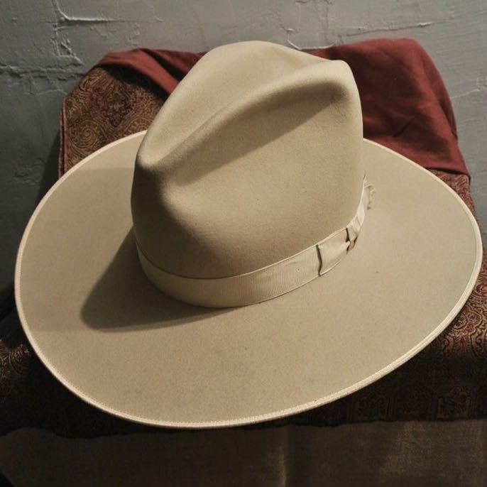 奇跡の逸品 20s VINTAGE NUTRIA STETSON 7 1/4 58cm open road 奇跡の逸品 20s VINTAGE NUTRIA STETSON 7 1/4 58cm open road