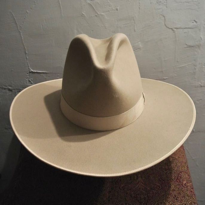 奇跡の逸品 20s VINTAGE NUTRIA STETSON 7 1/4 58cm open road 奇跡の逸品 20s VINTAGE NUTRIA STETSON 7 1/4 58cm open road