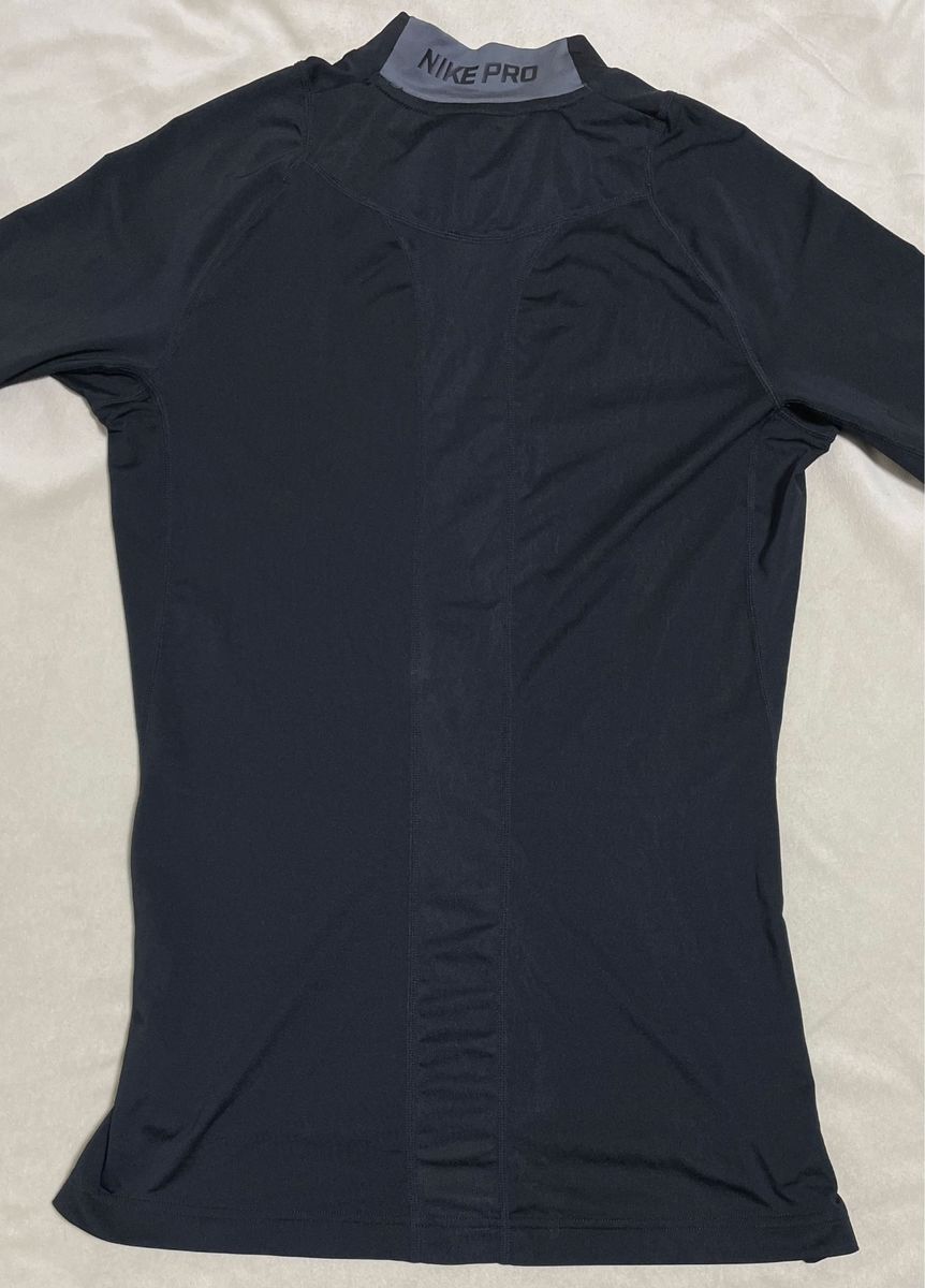 NIKE ナイキ　ゴルフ　PRO COMBAT 長袖モックネックシャツ　コンプレッション　ストレッチ　極美品　M ブラック