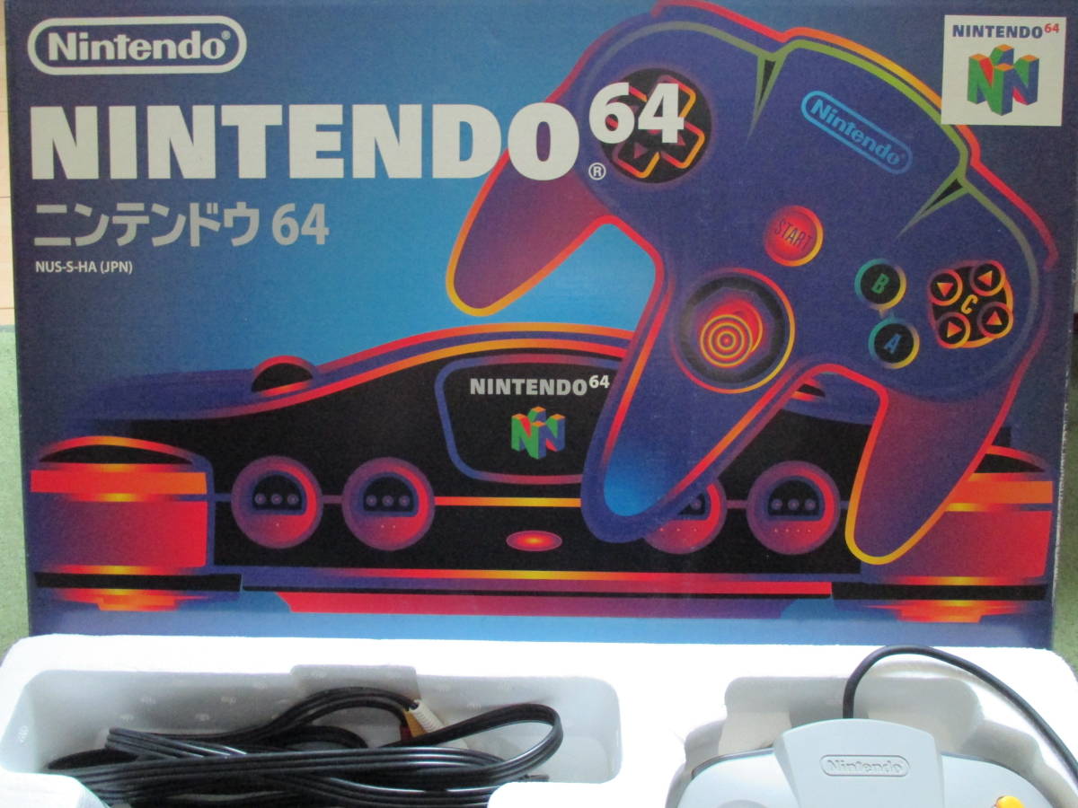 NINTENDO64 ニンテンドー64 任天堂64 本体 コントローラー 箱 取説 