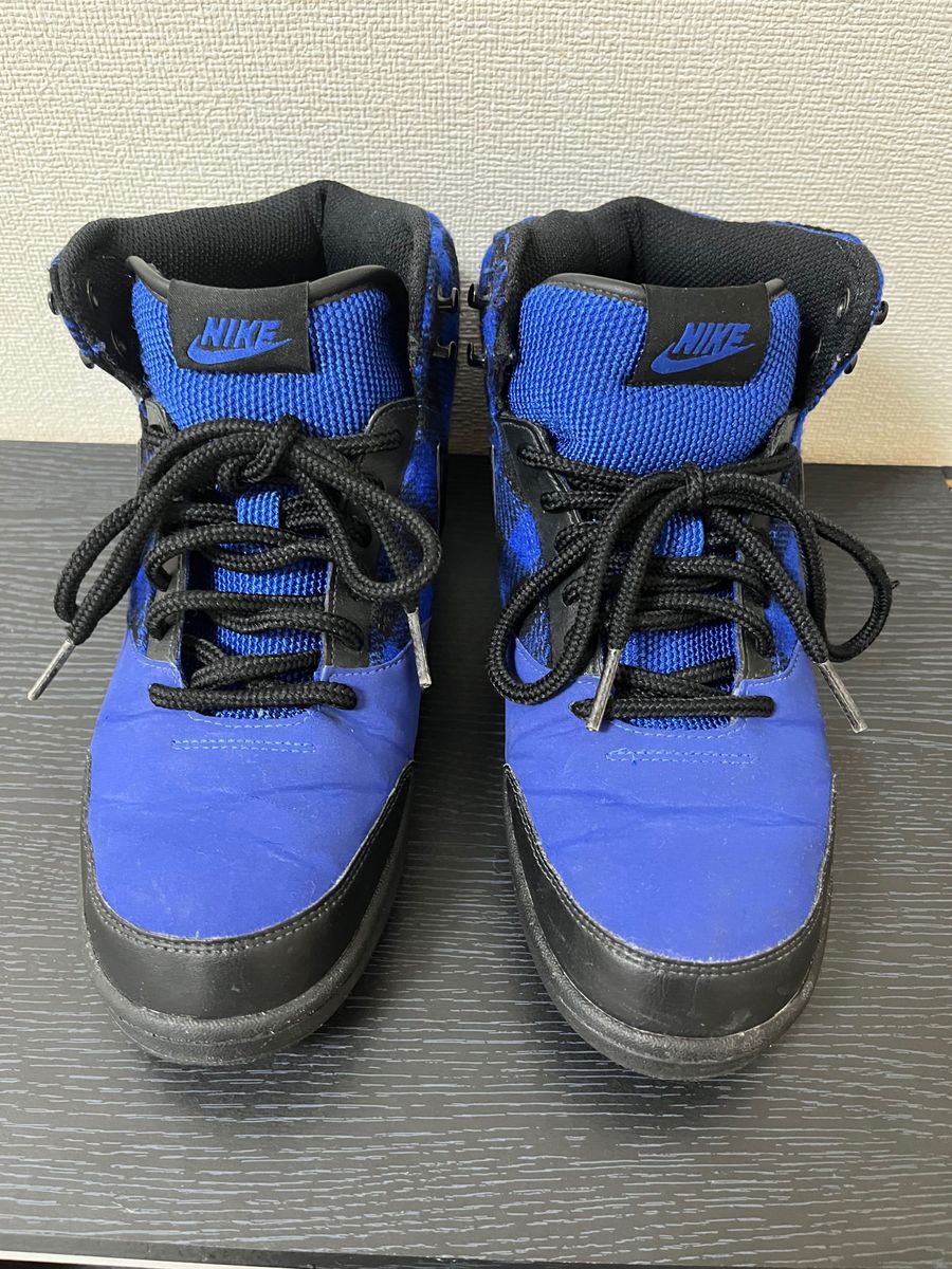 NIKE ナイキ ハイカット スニーカー 青 チェック 25cm|Yahoo NIKE ナイキ ハイカット スニーカー 青 チェック 25cm|Yahoo