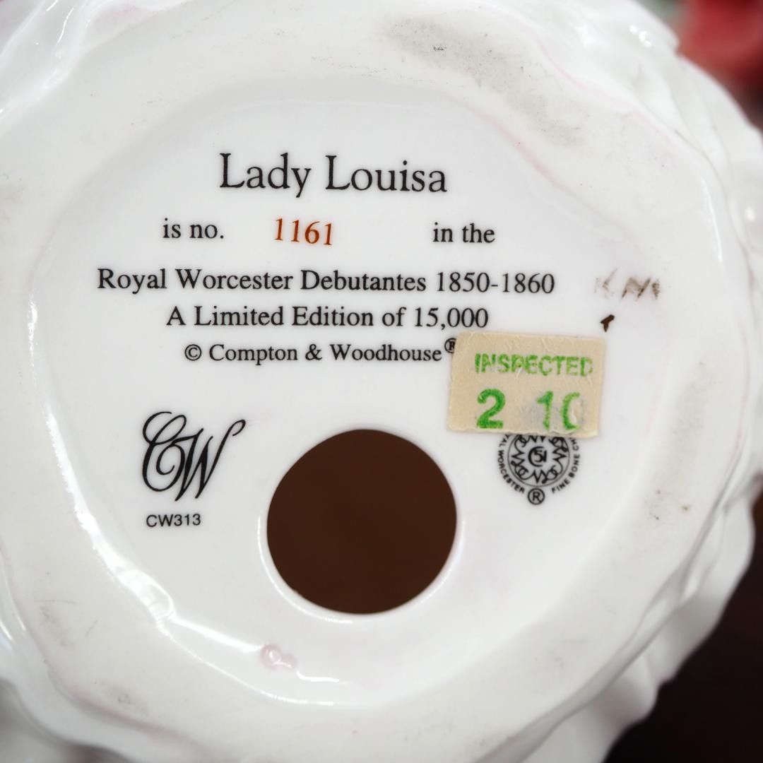 可愛い　ロイヤルウースター　ミニフィギュリン　Lady Louisa