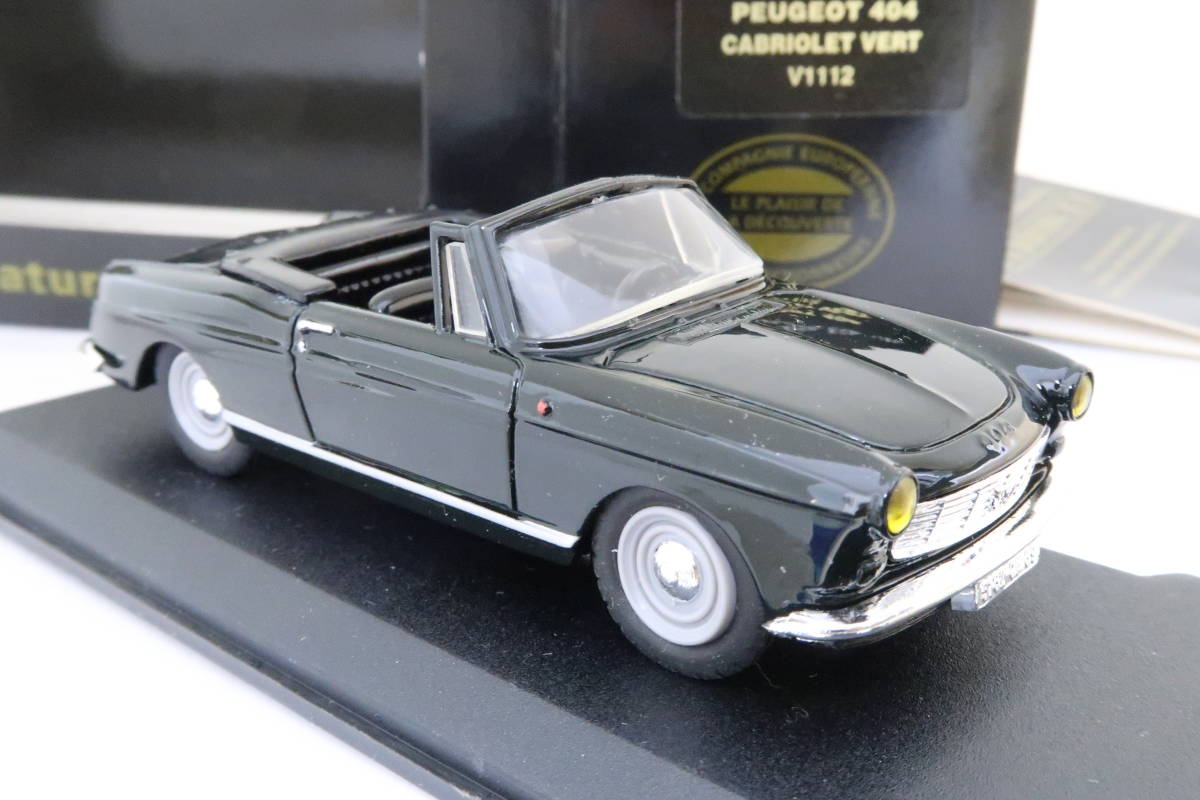 ELIGOR C.E.C. PEUGEOT 404 CABRIOLET プジョー カブリオレ フィギュア付 フランス製 箱付 1/43 イロレ_画像3