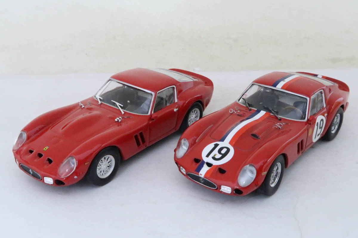 FERRARI 250 GTO #19 フェラーリ 難有 箱無 2台 1/43 イシレ_画像1