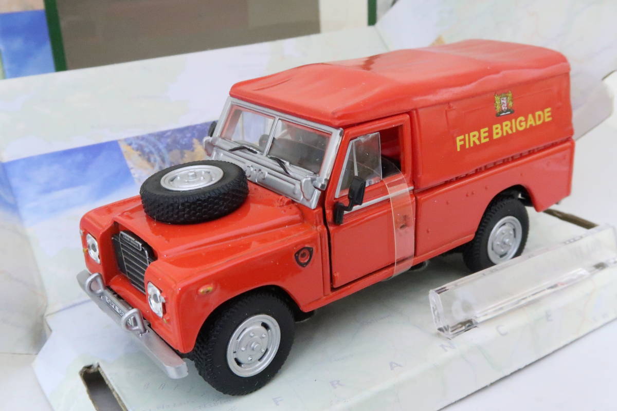 Cararama LAND ROVER ランドローバー FIRE BRIGADE ランドローバー 箱付 消防 2台 1/43 ニコレ_画像5