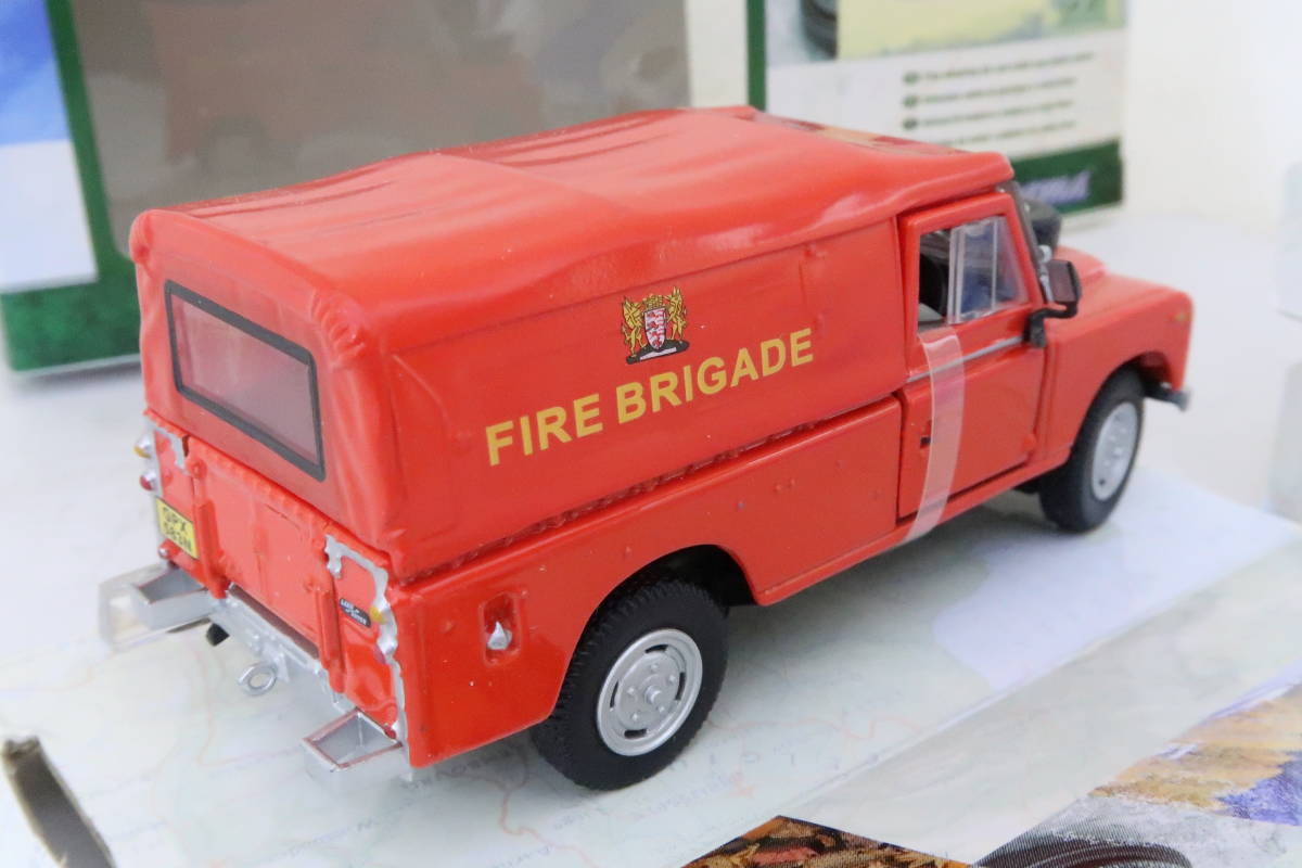 Cararama LAND ROVER ランドローバー FIRE BRIGADE ランドローバー 箱付 消防 2台 1/43 ニコレ_画像6