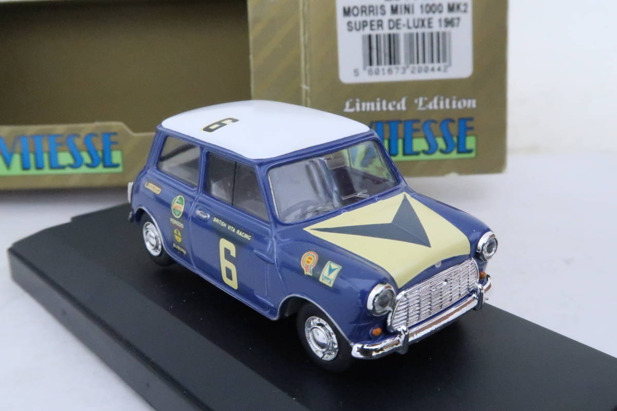 限定VITESSE MORRIS MINI 1000 MK2 SUPER DE-LUXE モーリス ミニ 箱付 2台 1/43 ポルトガル製 ニニレ_画像7