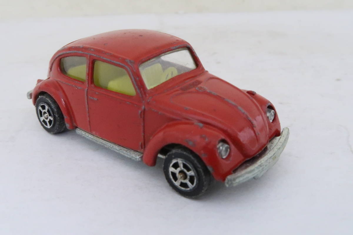 CORGI JUNIOR VW VOLKSWAGEN BEETLE 1300 ワーゲン ビートル 難有 箱無 1/55? イギリス製 ヨレ_画像3