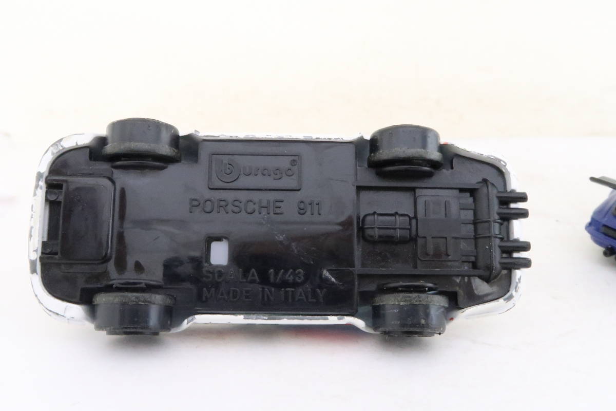 Bburago PORSCHE 911 ポルシェ 箱無 2台 欠品 1/43 イタリア製 イイレ_画像5