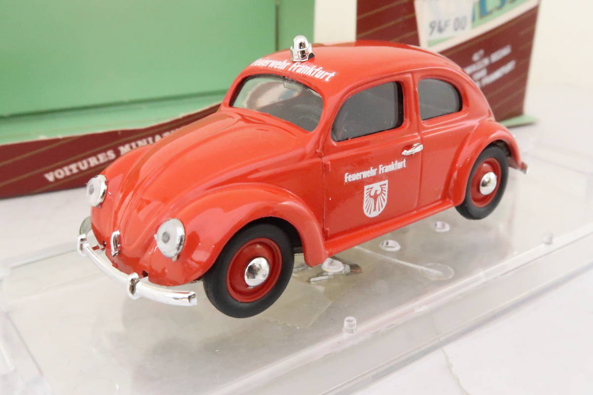 VITESSE VW VOLKSWAGEN SEDAN FEUERWEHR FRANKFURT ワーゲン ビートル 消防 1/43 箱付 ポルトガル製 イロコ_画像1