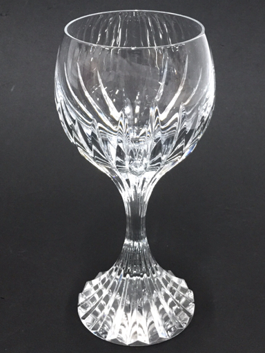 美品 バカラ マッセナ ワイングラス クリスタルガラス 保存箱付き 洋食器 BACCARAT_画像2