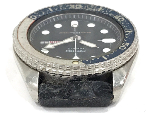 セイコー 腕時計 フェイス 7548-700B ラウンド デイデイト 150m 黒文字盤 クォーツ メンズ SEIKO QR011-127_画像7