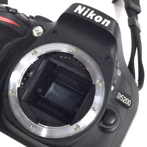 1円 Nikon D5200 AF-S DX NIKKOR 18-55mm 1:3.5-5.6 G VR 55-300mm 1:4.5-5.6 G ED デジタル一眼レフ カメラ C181729_画像7