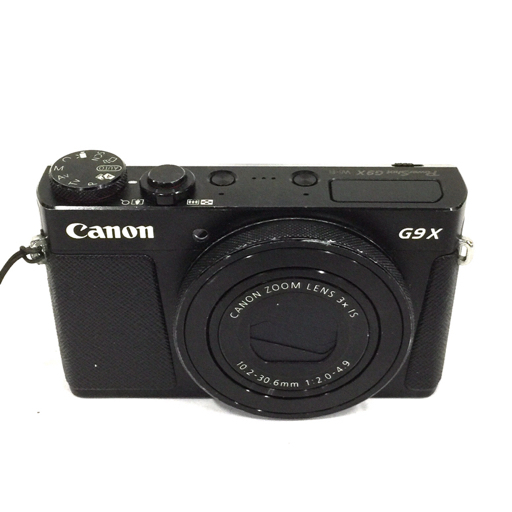 1円 Canon PowerShot G9 X 10.2-30.6mm 1:2.0-4.9 コンパクトデジタルカメラ ブラック C122135_画像2