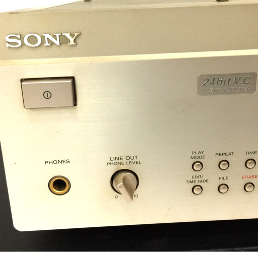 1円 SONY CDP-XA55ES CDプレーヤーオーディオ機器 通電確認済み_画像3