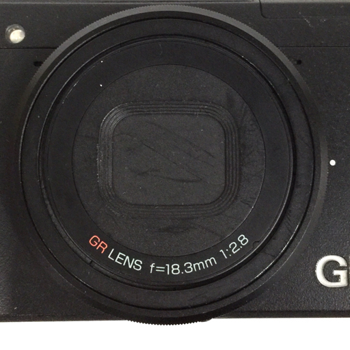 1円 RICOH GR f=18.3mm 1:2.8 コンパクトデジタルカメラ ブラック 動作確認済み C122107_画像3