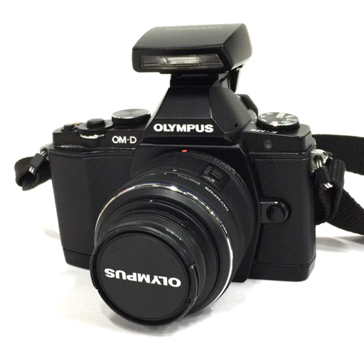 1円 OLYMPUS OM-D E-M5 M.ZUIKO DIGITAL 14-42mm 1:3.5-5.6 ミラーレス一眼 カメラ ブラック_画像1