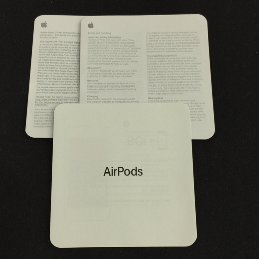 1円 Apple AirPods with Wireless Charging Case 第2世代 MRXJ2J/A ワイヤレスイヤホン_画像6