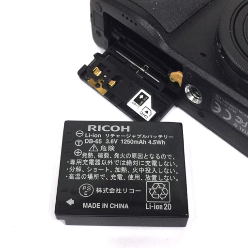 1円 RICOH GR DIGITAL f=6.0mm 1:1.9 コンパクトデジタルカメラ ブラック 動作確認済み C192008_画像5
