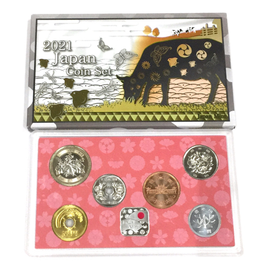 送料360円 美品 造幣局 JAPAN COIN SET 2019 2020 2021 干支パッケージ ジャパンミント 4点セット 同梱NG_画像5