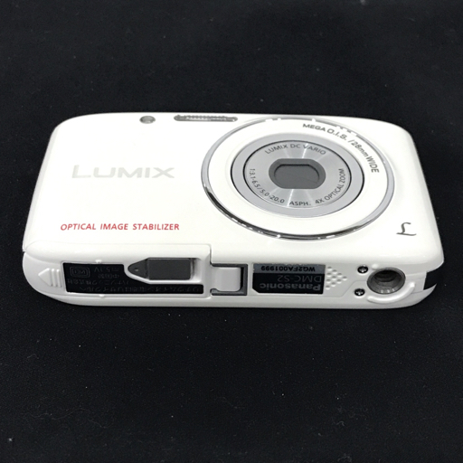 Panasonic LUMIX DMC-S2 1:3.1-6.5/5.0-20.0 コンパクトデジタルカメラ ホワイト QG123-39_画像5