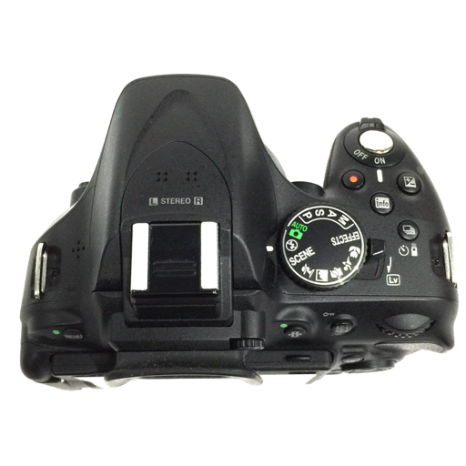 1円 Nikon D5200 AF-S DX NIKKOR 18-55mm 1:3.5-5.6 G VR デジタル一眼レフ カメラ ブラック_画像3