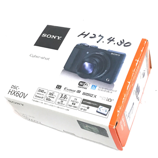 SONY cyber-shot DSC-HX60V 3.5-6.3/4.3-129 コンパクトデジタルカメラ デジカメ ブラック QR124-311_画像9