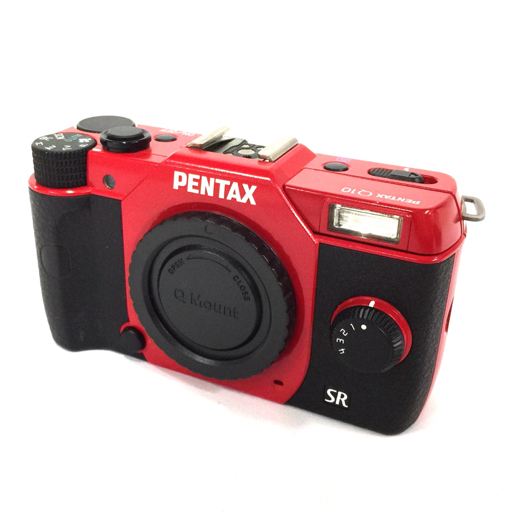 PENTAX Q10 ミラーレス一眼 カメラ ボディ 本体 Qマウント デジタルカメラ レッド_画像1