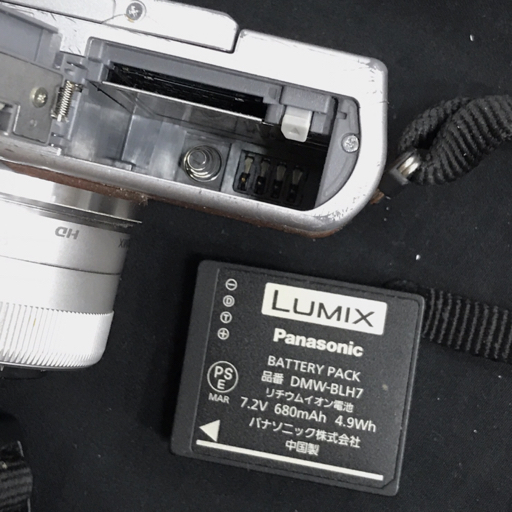 1円 Panasonic LUMIX DMC-GF7 G VARIO 1:3.5-5.6/12-32 1:4.0-5.6/35-100 ミラーレス一眼 カメラ L092257_画像4