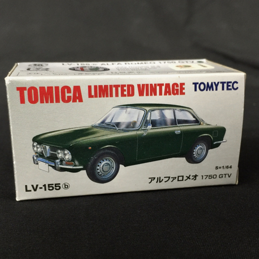 トミーテック トミカ リミテッドヴィンテージ 1/64 LV-155b アルファロメオ 1750GTV グリーン ミニカー ホビー_画像6